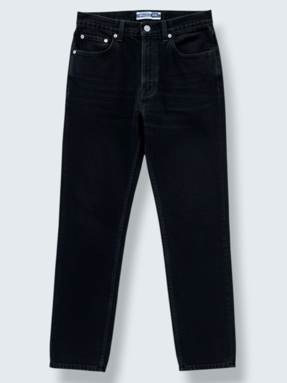 Vintage 90s GAP Classic Fit High Rise Straight Leg Jeans Black Size 8R USA Made
